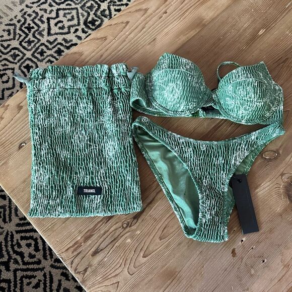 triangl swimwear Other - TRIANGL SACRAMENTO CHEEKY BIKINI SET NEW WITH TAGS + BAG